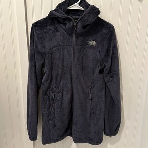 North face fleece women’s navy blue fitted style